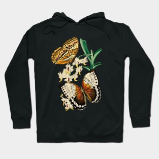 Flower and butterfly digital art Hoodie